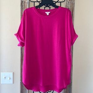 Like New Crown & Ivy Dolman Sleeve Top sz XL